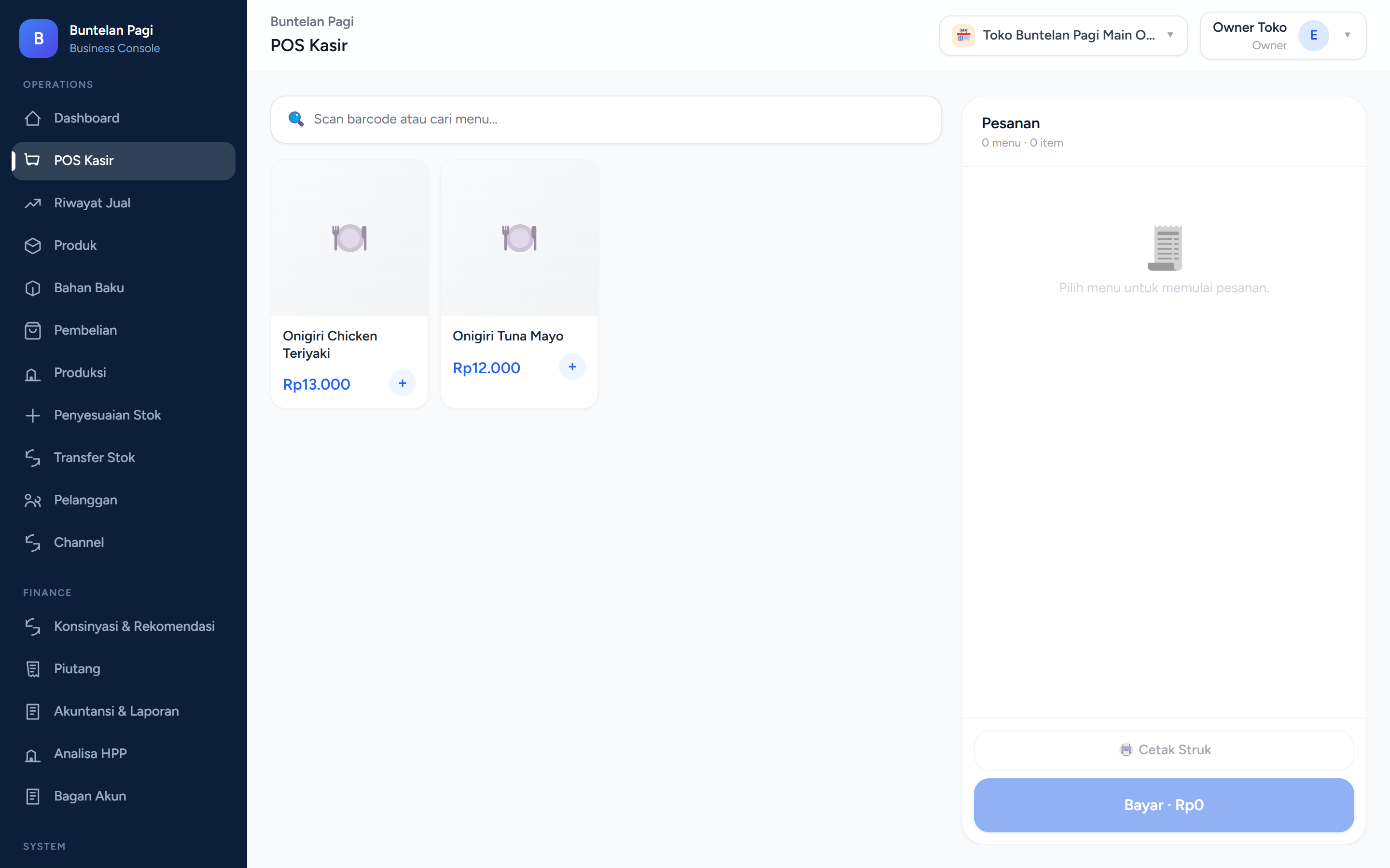 ERPOS MAX — POS kasir multi-cabang